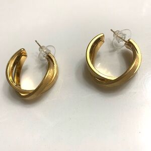 18k Gold Plated Eternal Loops Earring